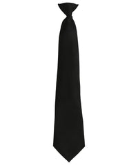 Premier 'Colours Originals' Fashion Clip Tie - Black