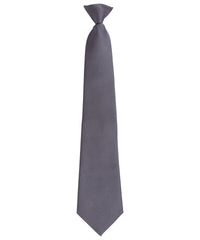 Premier 'Colours Originals' Fashion Clip Tie - Grey