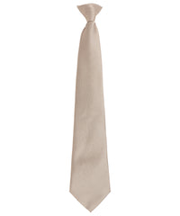 Premier 'Colours Originals' Fashion Clip Tie - Khaki