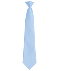 Premier 'Colours Originals' Fashion Clip Tie - Mid Blue