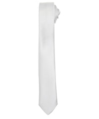 Premier Slim Tie - Silver