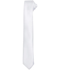 Premier Slim Tie - White
