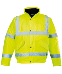Portwest Hi-vis Bomber Jacket - Yellow