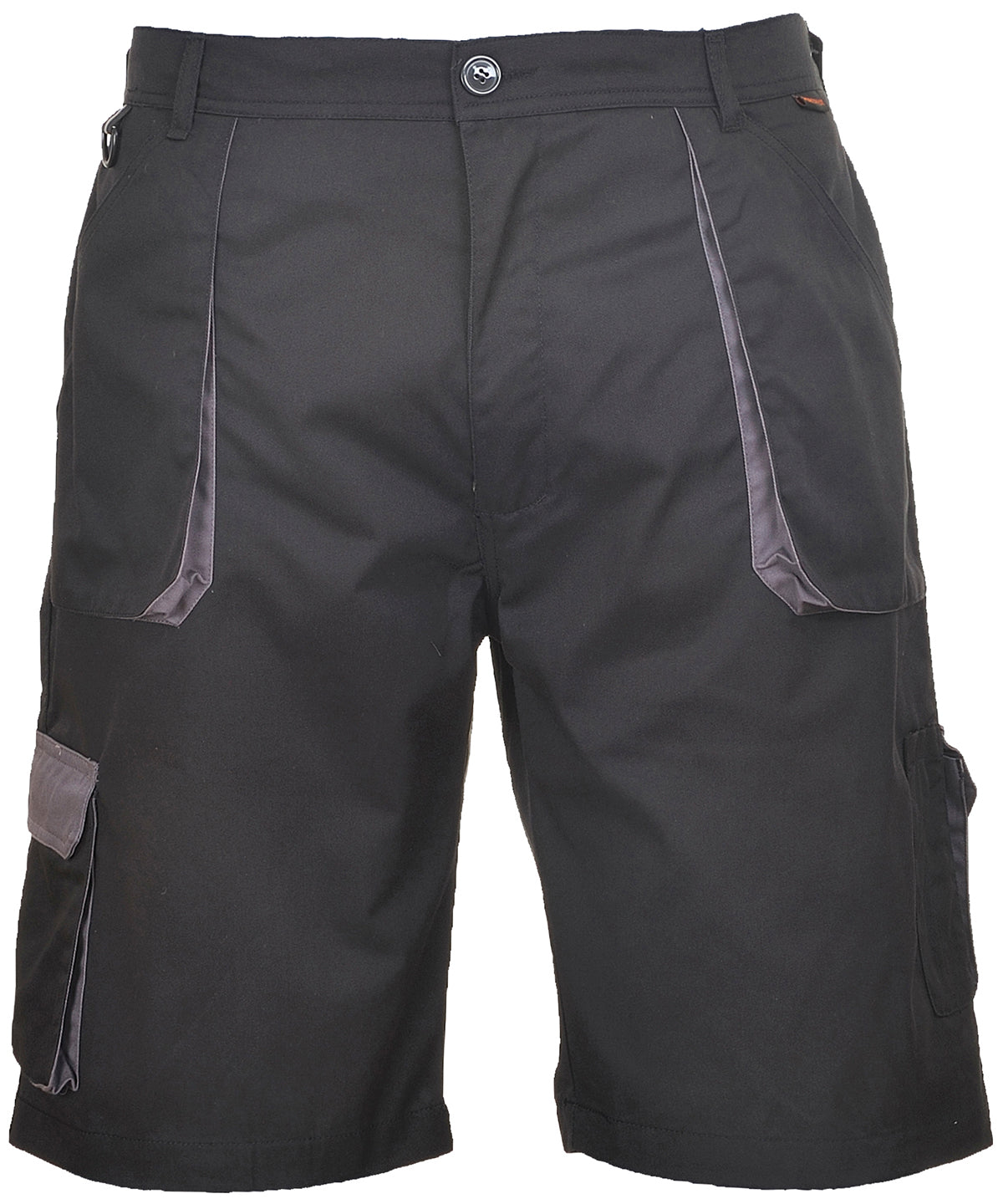 Portwest Texo Contrast Shorts - Black/Grey