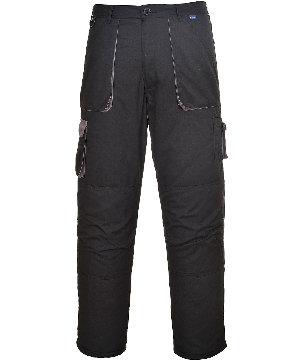 Portwest Texo Contrast Trousers - Black/Grey