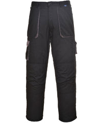 Portwest Texo Contrast Trousers - Black/Grey