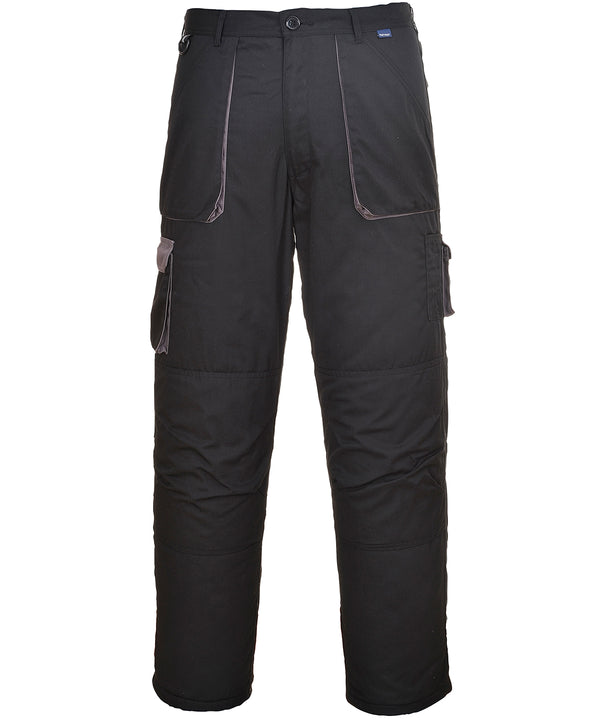Portwest Texo Contrast Trousers - Black/Grey
