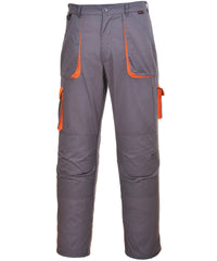 Portwest Texo Contrast Trousers - Grey/Orange
