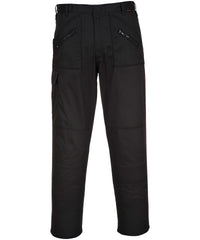 Portwest Action Trousers (S887) Regular Fit - Black