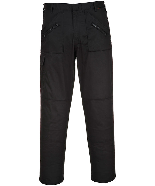 Portwest Action Trousers (S887) Regular Fit - Black