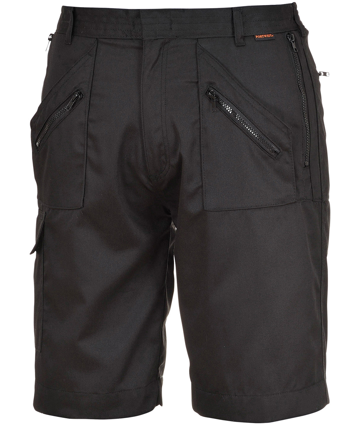 Portwest Action Shorts (S889) Regular Fit - Black