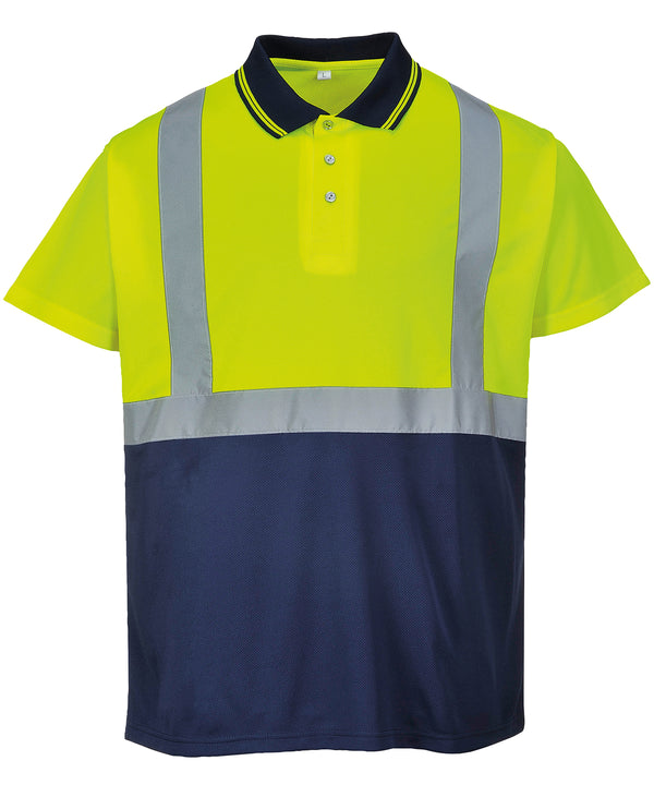 Portwest Two-tone Polo - Yellow/Navy