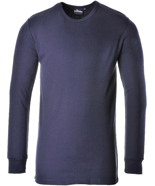 Portwest Thermal T-shirt Long Sleeved - Navy