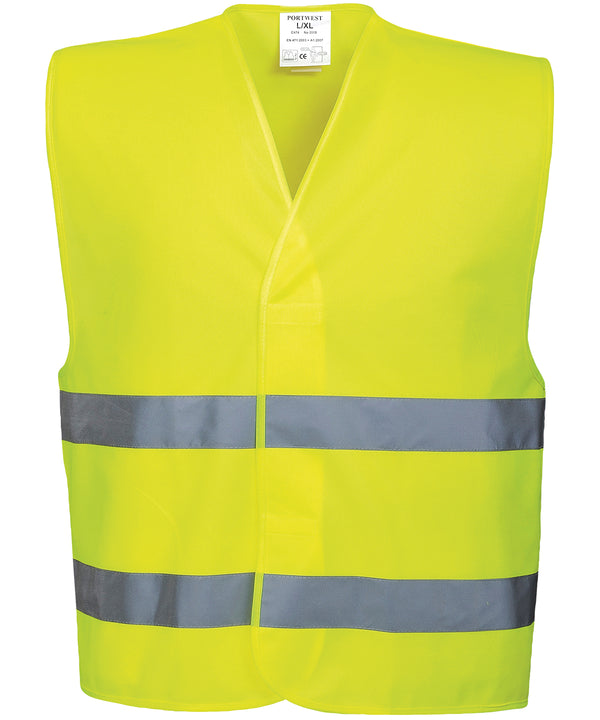 Portwest Hi-vis Two-band Vest - Yellow