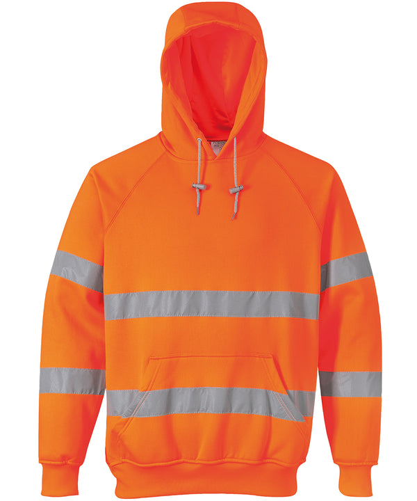 Portwest Hi-vis Hooded Sweatshirt - Orange