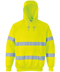 Portwest Hi-vis Hooded Sweatshirt - Yellow