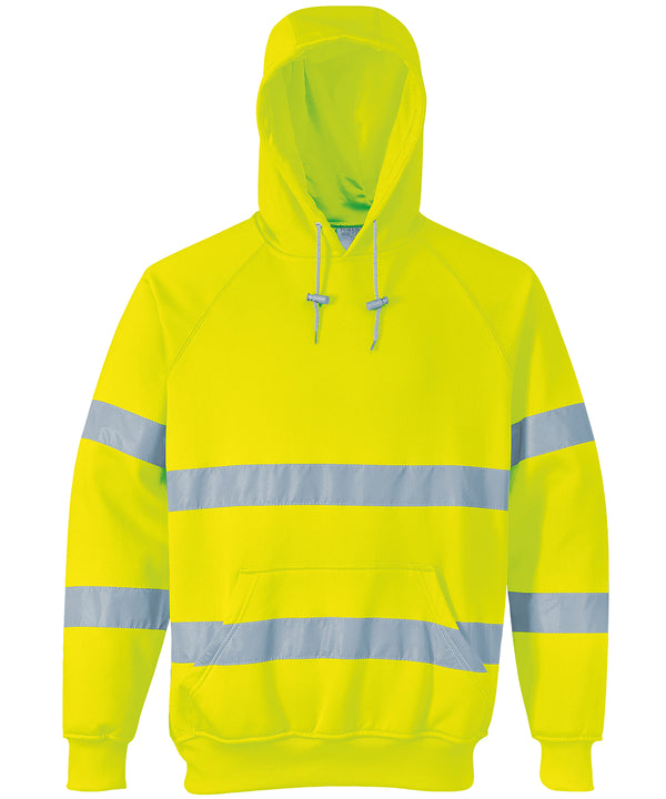 Portwest Hi-vis Hooded Sweatshirt - Yellow