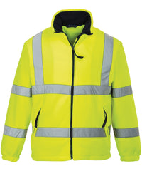 Portwest Hi-vis Mesh-lined Fleece - Yellow
