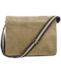 Quadra Vintage Canvas Despatch Bag - Sahara