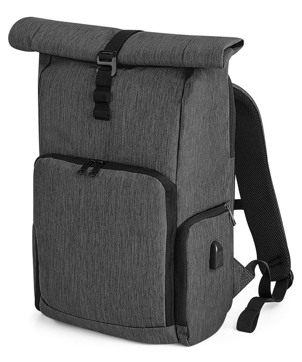 Quadra Q-Tech Charge Roll-top Backpack - Granite Marl