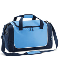 Quadra Teamwear Locker Bag - Sky Blue/French Navy/White