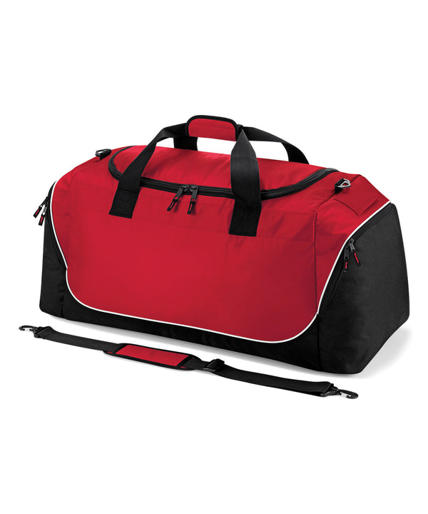 Quadra Teamwear Jumbo Kit Bag - Classic Red/Black/White