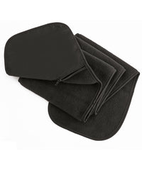 Resultwinteressentials Polartherm™ Fleece Scarf with Zip Pocket - Black
