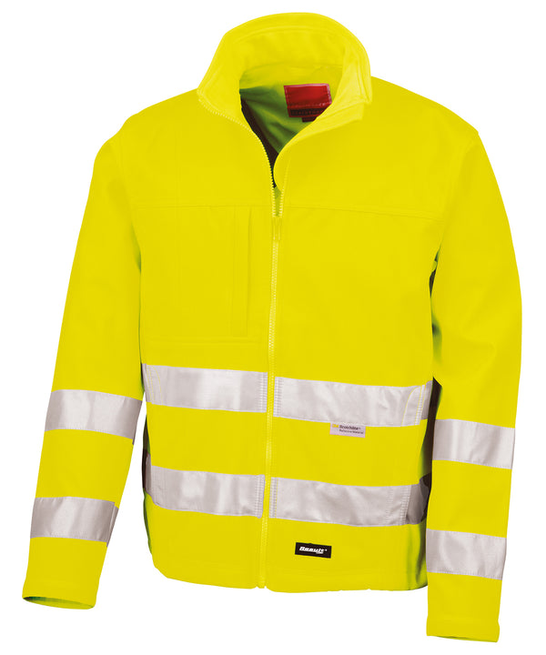 Result High-viz Softshell Jacket - Fluorescent Yellow