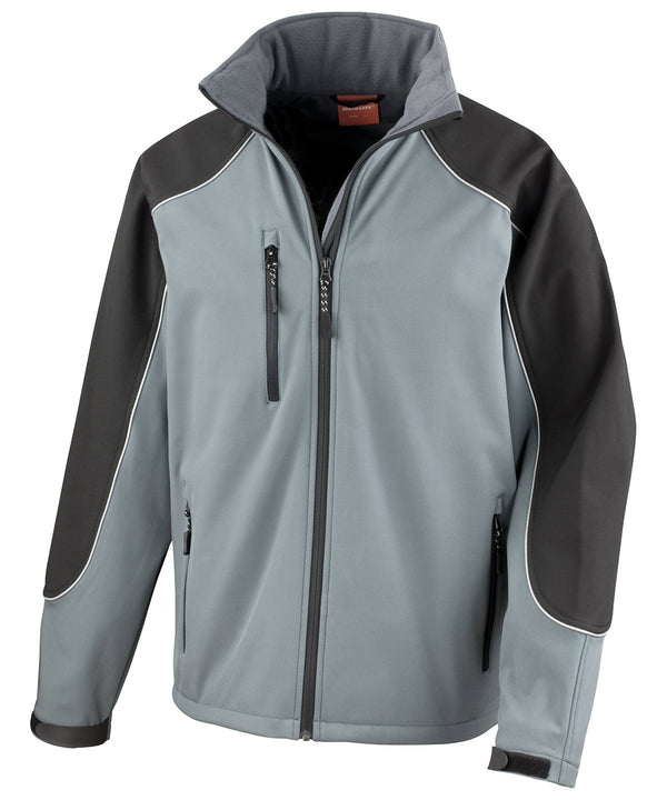 Result Hooded Softshell Jacket - Grey/Black