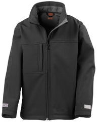 Result Junior Classic Softshell 3-layer Jacket - Black