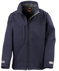 Result Junior Classic Softshell 3-layer Jacket - Navy