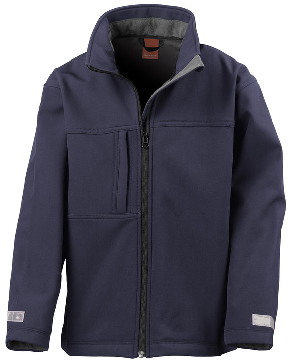 Result Junior Classic Softshell 3-layer Jacket - Navy