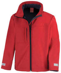 Result Junior Classic Softshell 3-layer Jacket - Red