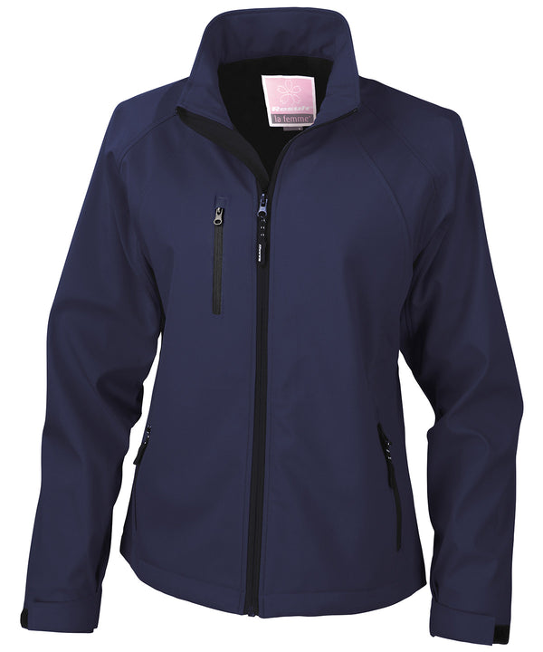 Result Women's Baselayer Softshell Jacket - Navy