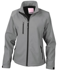 Result Women's Baselayer Softshell Jacket - Silver Grey