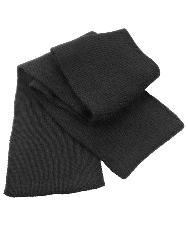 Resultwinteressentials Classic Heavy Knit Scarf - Black