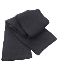 Resultwinteressentials Classic Heavy Knit Scarf - Charcoal