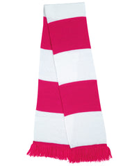Resultwinteressentials Team Scarf - Fuchsia/White