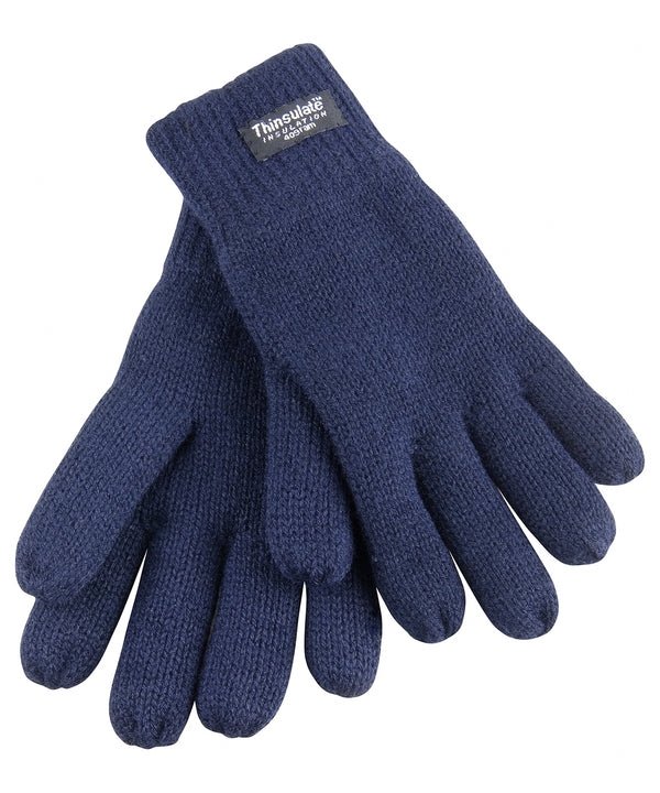Resultwinteressentials Junior Classic Fully Lined Thinsulate™ Gloves - Navy
