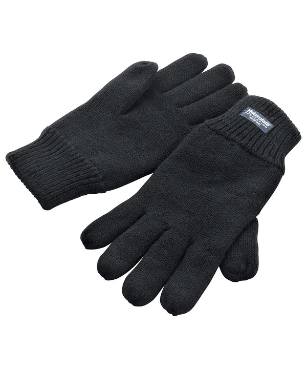 Resultwinteressentials Classic Fully-lined Thinsulate™ Gloves - Black