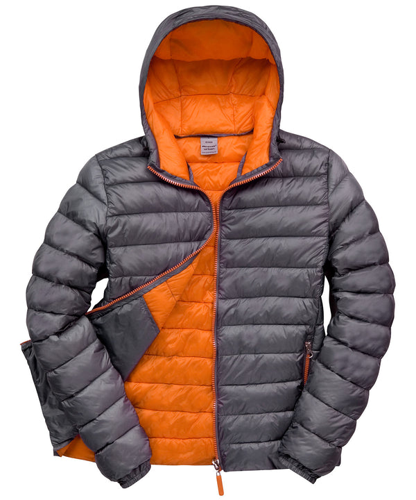 Resulturbanoutdoor Urban Snow Bird Hooded Jacket - Grey/Orange