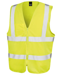 Result Core Zip Id Safety Tabard - Yellow