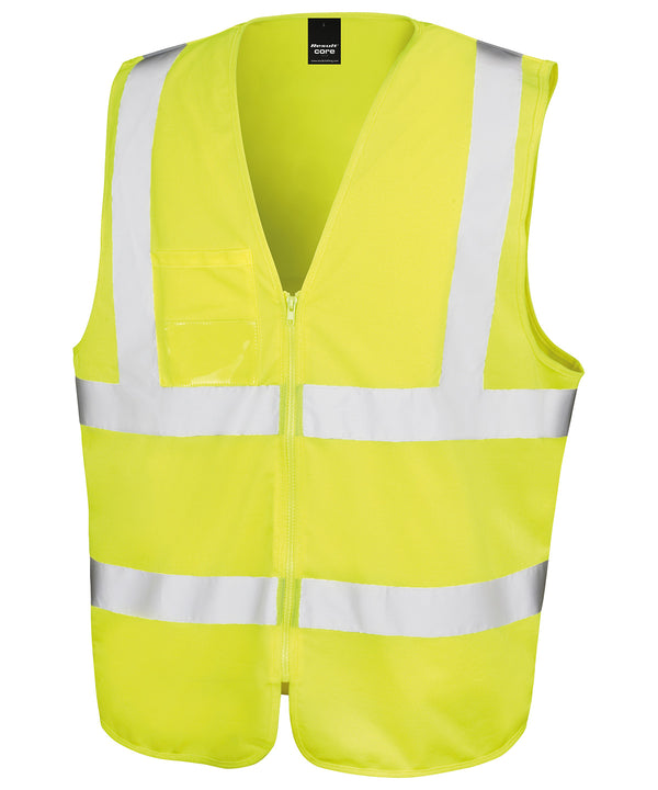 Result Core Zip Id Safety Tabard - Yellow