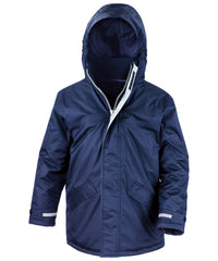 Result Core Junior Channel Parka - Navy