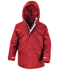 Result Core Junior Channel Parka - Red