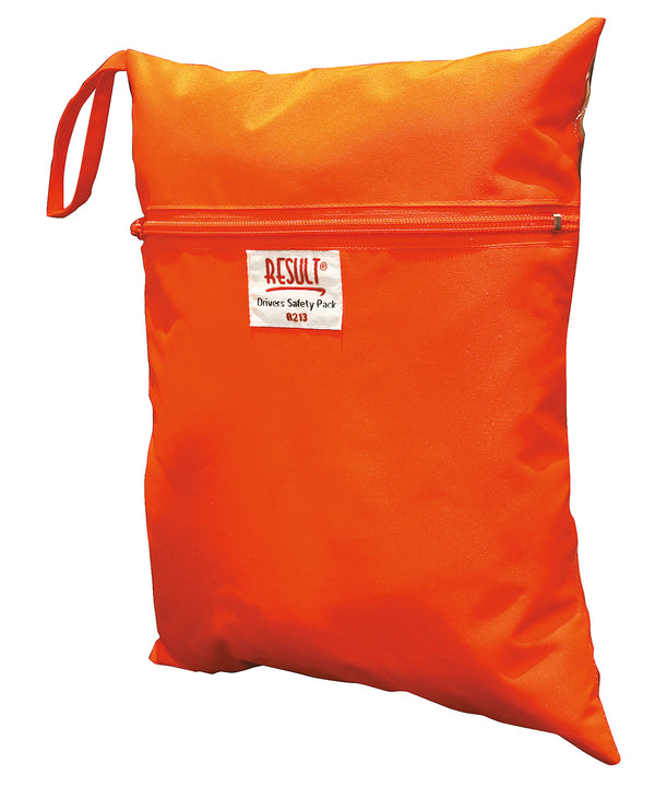 Result Safety Vest Storage Bag - Fluorescent Orange