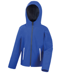Result Core Junior Tx Performance Hooded Softshell Jacket - Royal/Navy