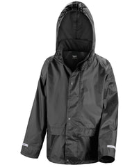 Result Core Junior Rain Jacket - Black