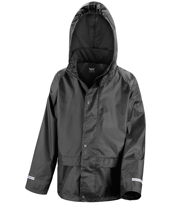 Result Core Junior Rain Jacket - Black