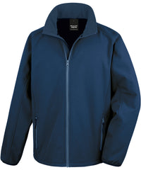 Result Core Printable Softshell Jacket - Navy/Navy